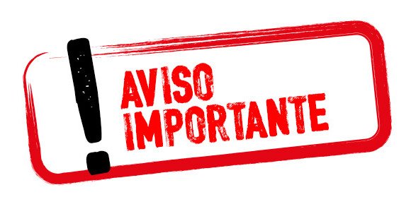 Aviso importante